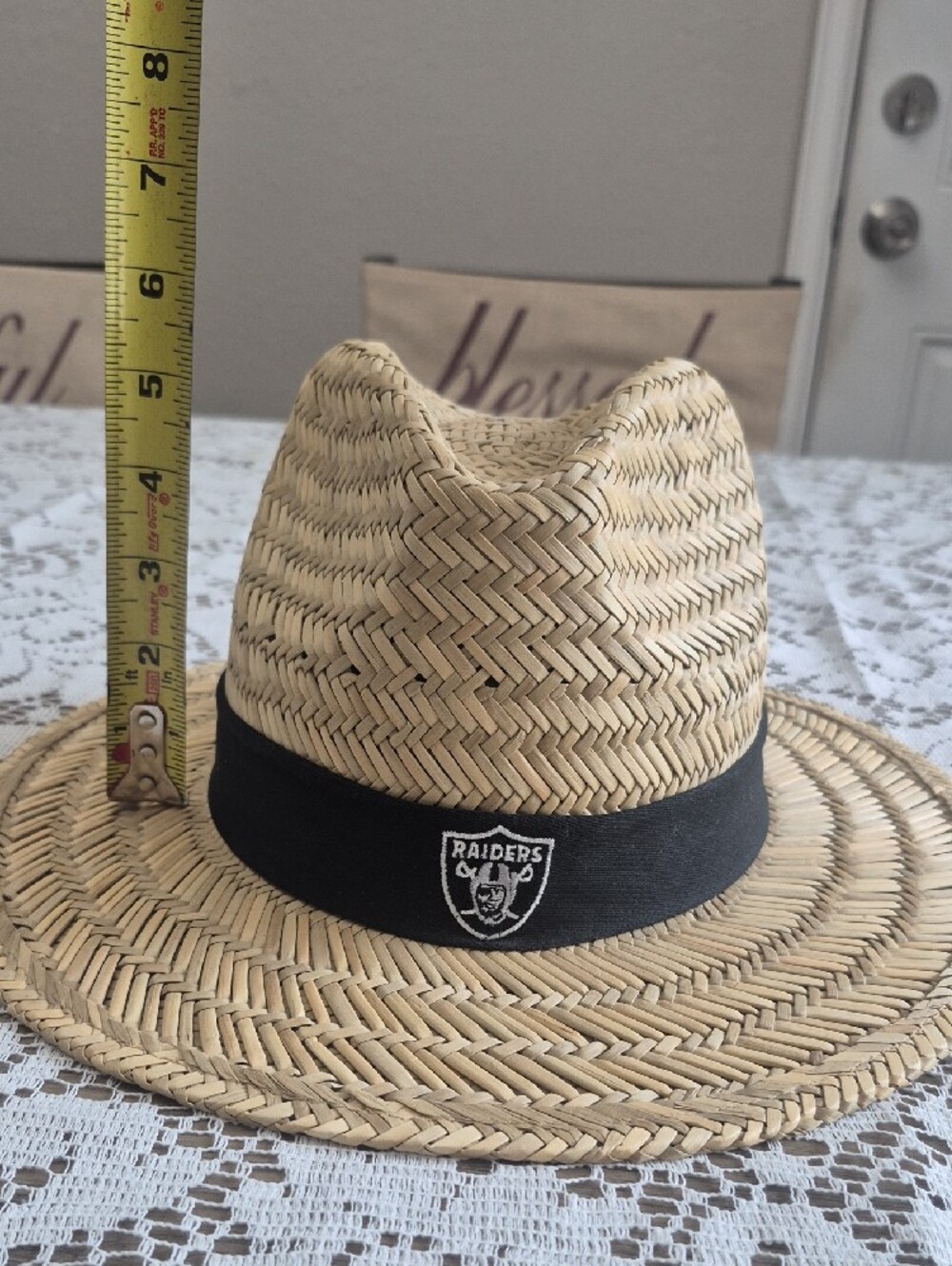 47 Brand Raiders Straw Fedora - Picture 9 of 11